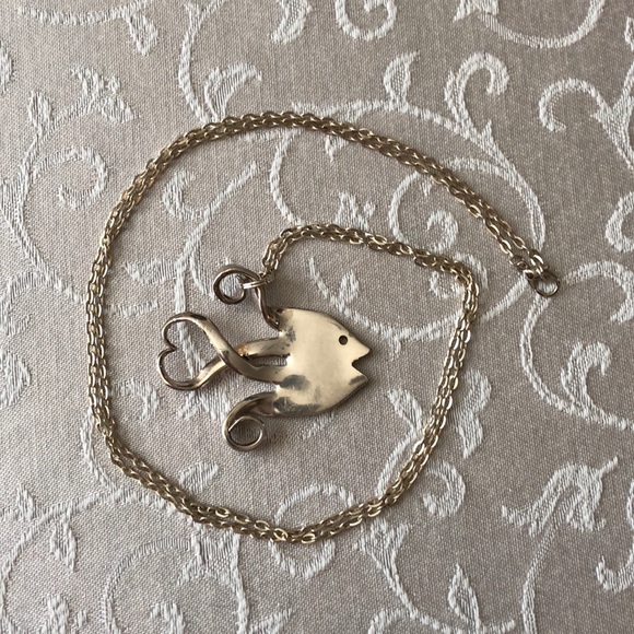 Jewelry - Silver Fork  Fish Necklace